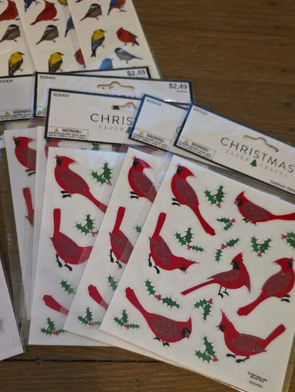 Assorted Bird Stickers: 19 Packs - Scrapbooking / Crafts. NEW